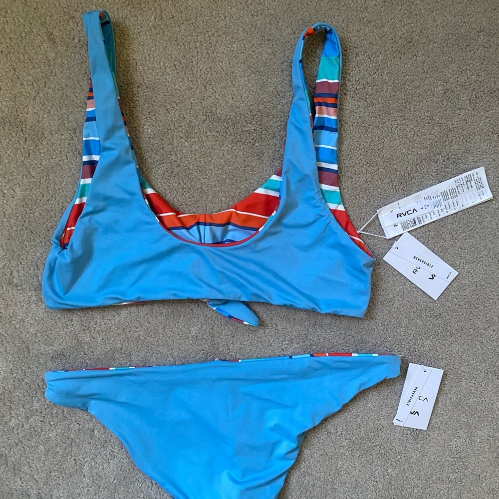NWT RVCA REVERSIBLE BIKINI - Picture 4 of 5
